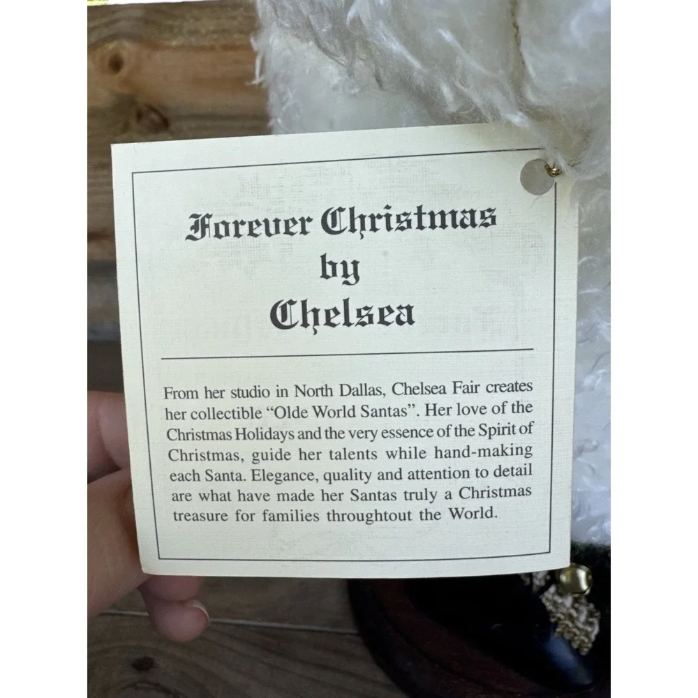 RARE Vintage Chelsea Fair Forever Christmas Santa  